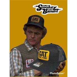 COPY - CAT Diesel Trucker Patch Cap Richardson 112 Jerry Reed Snowman